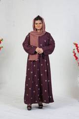 Purple Embroided Belt Style