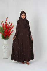3D Embroided Abaya