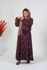 Purple Embroided Belt Style