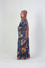 Royal Printed Abaya