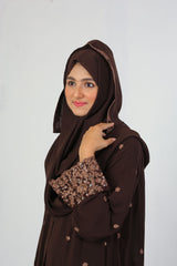 3D Embroided Abaya