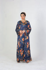 Royal Printed Abaya